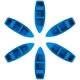 thumbnail image 5 of Beach Style Miniature Boat 6Pcs Blue Durable Resin for Kids Playing, 5 of 5