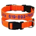 thumbnail image 2 of Didog Custom Personalized Dog Collar Embroidered Pet ID Name Number Reflective Nylon, 2 of 6