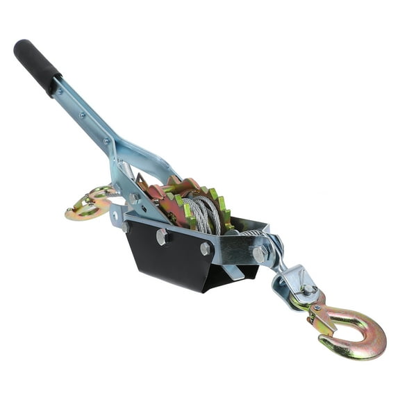 Hemoton Steel Cable Winch Puller Ratchet Tool for Electricians, Boat Trailer Power Puller, Wire Rope Tightener, Heavy Duty Power Puller