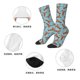 thumbnail image 5 of Fotbe Funny Lobsters Calcetas Largas con Estampado para Hombre y Mujer – Calcetas de Compresión Transpirables y Elásticas, Viajar y Uso Diario Talla 5-11, 5 of 6