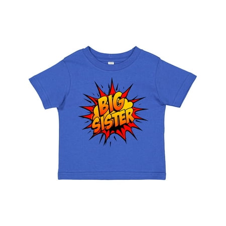 

Inktastic Big Sister Super Hero Gift Toddler Toddler Girl T-Shirt