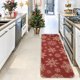 thumbnail image 1 of Tapete decorativo navideño para cocina, resistente al aceite y a las manchas, juego de tapetes de entrada resistentes al desgaste, alfombras de nailon para pisos, 1 of 6