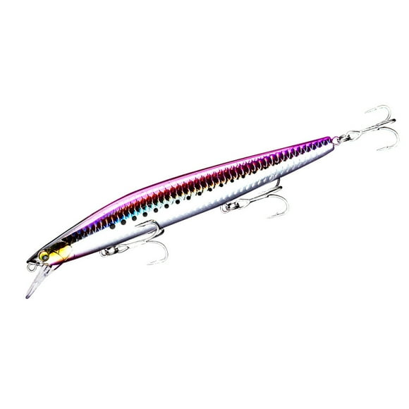 27g/0.9oz 15cm/5.9in ABS Saltwater & Freshwater Fishing Lure - Realistic Baitfish Swimming Action Crankbait with Vibrant Colors for Distant Casting, Sinking Minnow Lure CC100-5