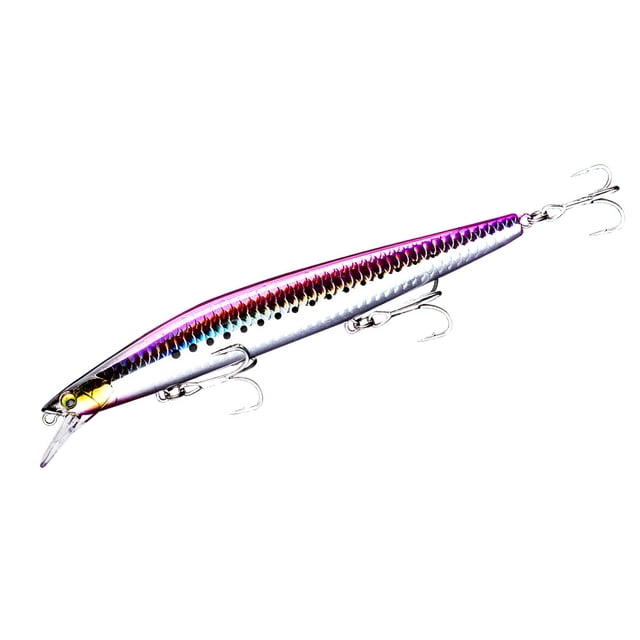 Señuelos de pesca de 15 cm, cebo duro de 27 g con anzuelo triple realista