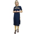 thumbnail image 5 of Atasi Women's Indian Designer Blue Salwar Suit Bollywood Ethnic Partywear - 22, 5 of 9