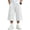 White, variant on Wovilon Unisex Kids Knee Length Shorts with Elastic Waistband and Side Pockets, Relaxed Fit Solid Color Activewear for Summer Vacation and Daily Play