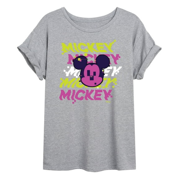 Disney - Mickey Stacked  - Women's Oversized T-Shirt