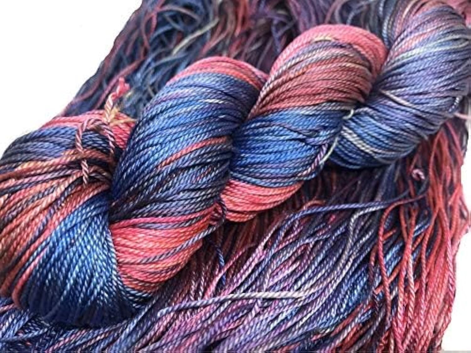 Knitsilk 3 Ply 100% Mulberry Silk Lace Weight Yarn | Perfect for Knitting & Crocheting and Weaving | Fine Quality Silk Yarn for Luxurious Creating Projects.(50 Grams – 260 Yards, Orchids)(Pack of 2)