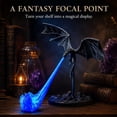 thumbnail image 4 of Dragon Bookshelf Nook Light, 3D Printed Fire-Breathing Fantasy Shelf Decor, Flying Dragon Design Fantasy Reading Nook Decor, Unique Gift for Book Lover Halloween Display, 4 of 8