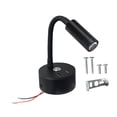 thumbnail image 3 of koolsoo RV Reading Lamp Night Light Bedside Light RV Light for Boat Van Trailer Black B, 3 of 9