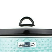Brentwood 3.5-Quart Diamond-Pattern Slow Cooker (Blue)