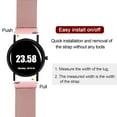 thumbnail image 4 of Unique Bargains Stainless Steel Mesh Watch Band 18mm Quick Release Magnetic Clasp, Rose Pink, 4 of 7
