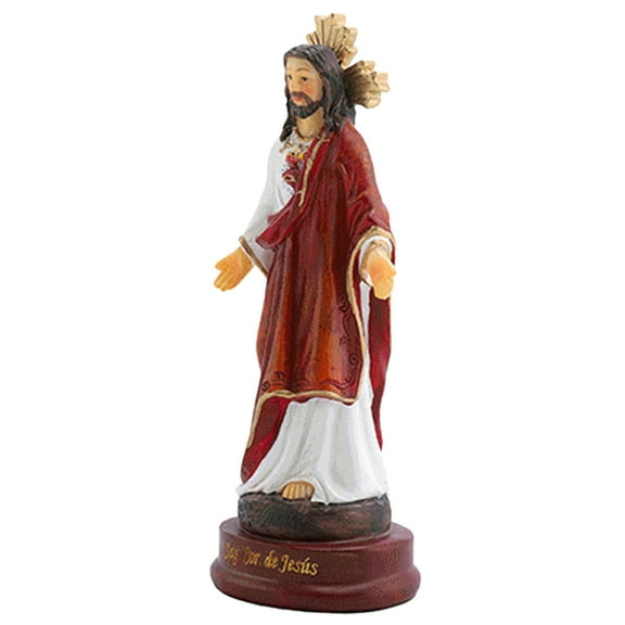 COOPHYA Statue Decor Resin Jesus Statue Multi 1Pcs Christmas Home Decoration