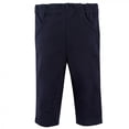 thumbnail image 3 of Little Treasure Baby Boy Cotton Bodysuit, Pant and Shoe 3pc Set, Red Navy Suspenders, 3-6 Months, 3 of 4