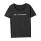 thumbnail image 5 of Camiseta para mujer, camisetas de verano, ropa deportiva informal, camisa con cuello redondo para viajes de oficina, compras, regalo para mujer S, 5 of 10