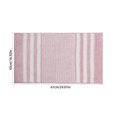 thumbnail image 2 of Tahtuvzn Bathroom Rugs Clearance! Extra Thick Microfiber Striped Door Mat Non Slip Bathroom Kitchen Entry Rug Water Absorbent Floor Mat for Bathroom Kitchen Doorway Foot Mat, Gifts for Friend, 2 of 6