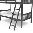thumbnail image 3 of Storkcraft Caribou Twin-over-Twin Bunk Bed (Gray), 3 of 7