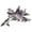 Su 35 Brown, variant on HILABEE Aircraft Model Playset with Light & Sound Collectables Tabletop Decor Diecast Pull Back Fighter Jet Fighter for Christmas Present Kids Toy Su 35 Brown