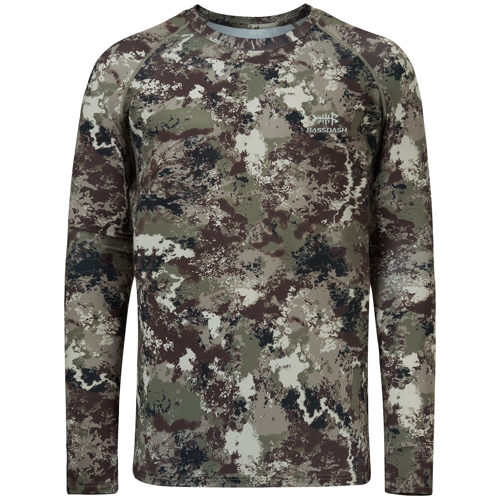Bassdash FS13M Men's Hunting Camo Performance Long Sleeve Shirt Fishing UPF50+