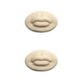 thumbnail image 4 of Scienceny Maquillaje permanente 3D Práctica realista Labio Principiante Piel adhesiva portátil Labios abiertos Suministros de belleza Entrenamiento Blanco 2piezas Scienceny CBP295101, 4 of 6