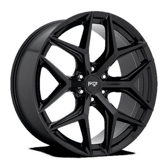 Niche 1PC Aluminum Rim M231 VICE SUV 22X9.5in Gloss Black Finish, M231229584 30