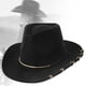 thumbnail image 1 of Sombrero de vaquero Fernando Jazz Cosplay Clásico Negro, 1 of 8