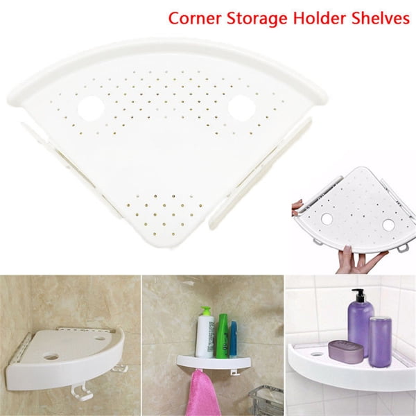 Dsseng Bathroom Wall Corner Shelf Organizer, Kitchen Corner Storage