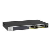 NETGEAR 24-Port Gigabit PoE+ Smart Managed ProSafe Ethernet Switch (GS728TPP-200NAS)