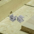 thumbnail image 4 of LEEYNEER 24 Pcs Raised Toilet Seat Pipe Clips U-Shaped Plastic Pipe Clamps Toilet Seat Riser Mounting Bracket For Seniors Bedside Elevated Toilet Seat, 4 of 8