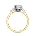 thumbnail image 4 of IGI Certified Lab Grown Diamond Engagement Ring | Center 8MM Cushion Cut 3 Stone Solitaire Anniversary Wedding Rings For Women In 18K Solid Yellow Gold | F-G, VS-SI Quality (3.00 Ctw) Ring Size-9, 4 of 7