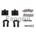 thumbnail image 5 of For 2pcs Trailer Towing Buckle Tow Hooks Metal For 110 Rc Carblack, 5 of 5