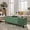 Green, variant on Storage Ottoman Bench, 51-Inch Large Storage Bench for Bedroom End of Bed, 30 Gallons Faux Leather Bench for Bedroom, Living Room, Entryway, Hallway, Brown