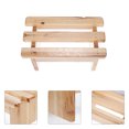 thumbnail image 4 of KAKOWELY Tabouret de Bain Repose-Pieds Tabouret Multifonction Sauna Repose-Pieds Repose-Jambes pour Pieds, 8.66x"X5.12"X4.13 Pouces, 4 of 5