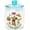 Scooby Doo Scooby Snacks (Glass), variant on Silver Buffalo Disney Alice in Wonderland Flowers and Mushrooms Glass Cookie Snack Candy Jar with Lid (Small)