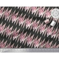 thumbnail image 3 of Soimoi Crepe Silk Fabric Zig Zag Abstract Print Sewing Fabric Yard 42 Inch Wide, 3 of 3
