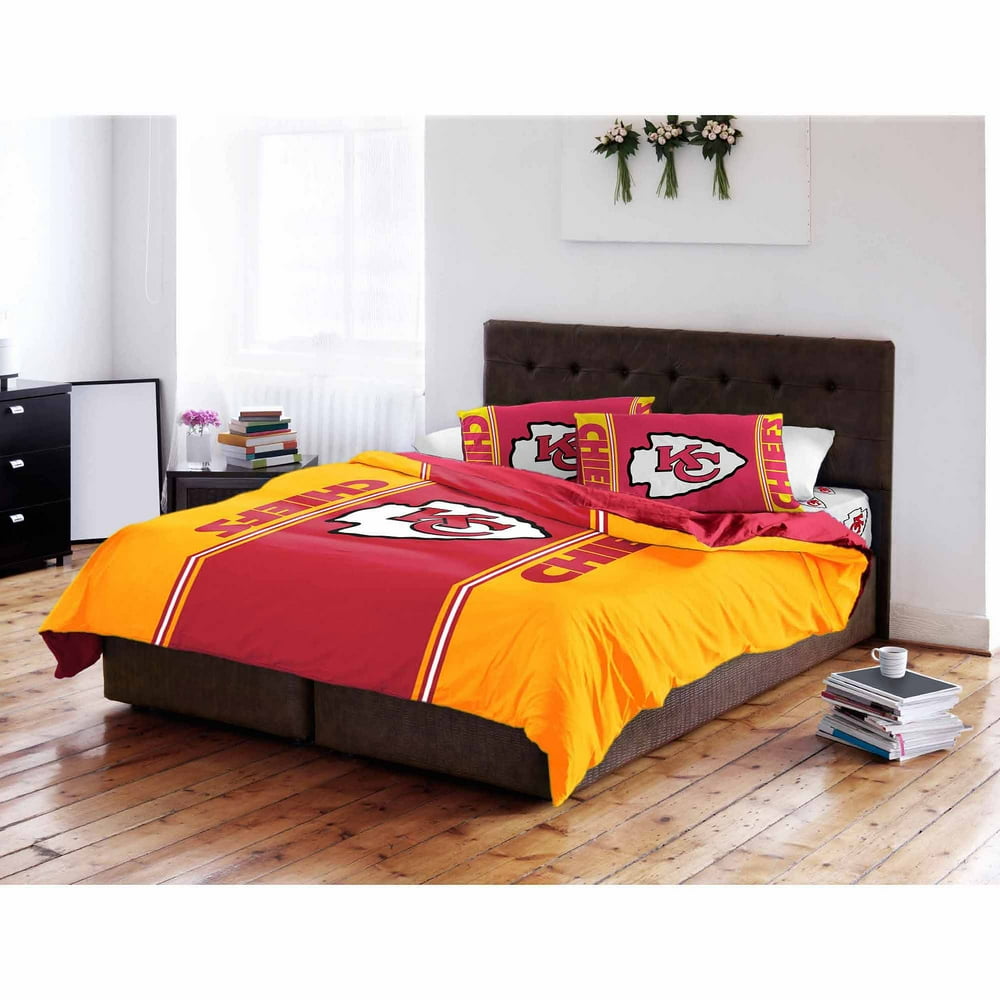 NFL Kansas City Chiefs Twin or Full Bedding Comforter, 1 Each Walmart