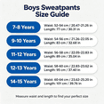 thumbnail image 4 of Sentuca Teen Boys Sweatpants with Zipper Pockets, Casual Sports Jogger Pants Elastic Waist Athletic Sweatpants Size 11-12Years, 4 of 8