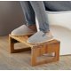 thumbnail image 3 of 7 Inch (approx. 17.8 Cm) Bamboo Toilet Stool Compitiabe With Bathroom, Foldable Commode Stool, Natural Color, 3 of 5