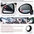 thumbnail image 1 of Paquete de 2 espejos de punto ciego para automóviles - Espejo convexo convexo giratorio de 360 ??° resistente al agua para automóviles universales ShuxiuWang 8390612227677, 1 of 1