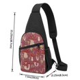 thumbnail image 3 of Rocae Mushroom for Sling Bag Chest Shoulder Backpack Crossbody Bags Casual Daypack for Men Women, 3 of 5