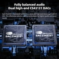 thumbnail image 5 of FiiO BTR13 Bluetooth Headphone Amplifier with LDAC, aptX Adaptive, aptX HD, AAC (Dual CS43131 3.5mm Unbalanced & 4.4mm Balanced Output) (Black), 5 of 9