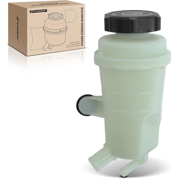A-Premium Power Steering Reservoir/Tank with Cap Compatible with Ford Focus 2000 2001 2002 2003 2004 2005