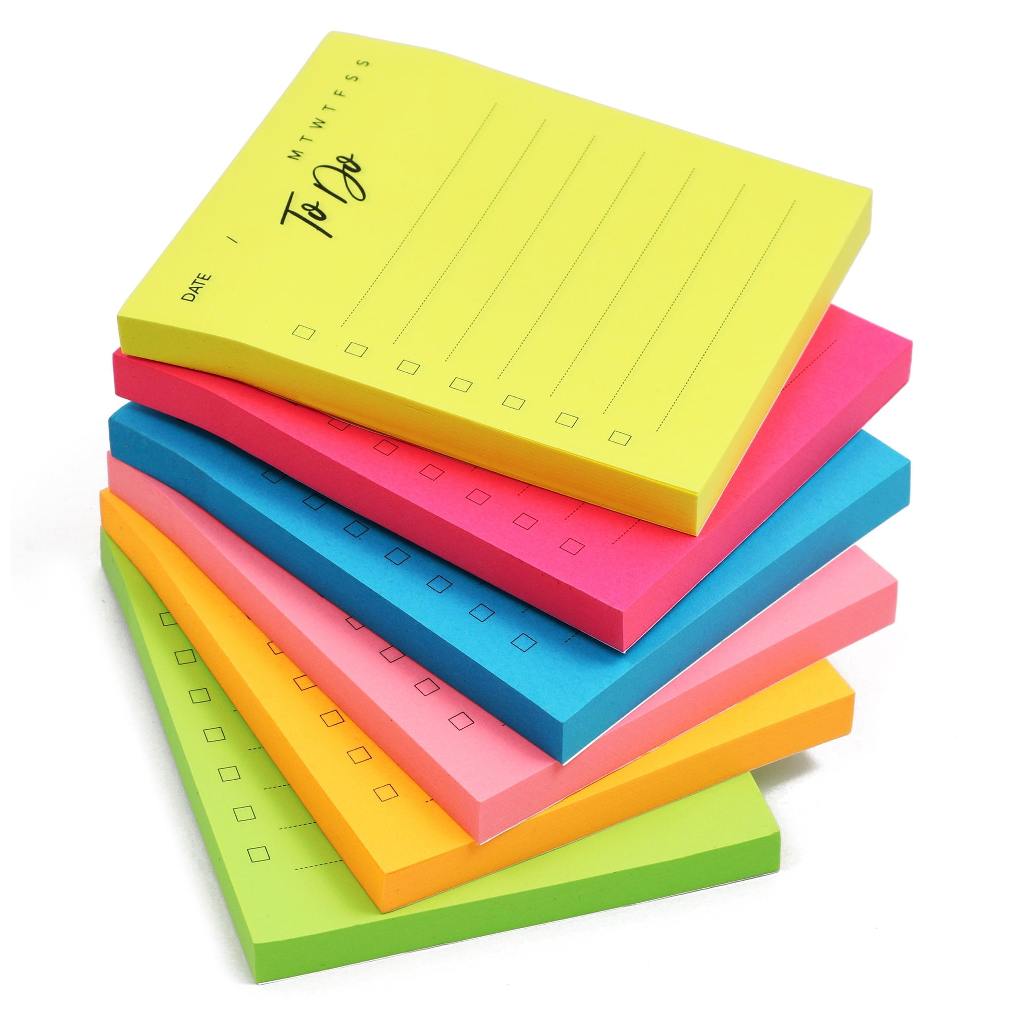 Memo Pad Cute Mini Planner Sticky Notes 51x38 Mm 2*1.5 100 Sheets Notepad  Post