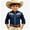 Navy, variant on Toddler Kids Girls Boys Shirt Tops Long Sleeve Fashion Chest Print Casual Collar Shirt Casual Loose Tops 10-11 Years