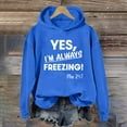 thumbnail image 2 of Hilzaten Womens Sweatshirt Long Sleeve Hooded Loosse Pullover Womens Print Sweatshirt, 2 of 7