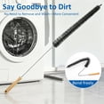 thumbnail image 4 of Dryer Vent Cleaner, 2 Pcs 29.5 Inch Flexible Lint Brush for Dryer Vent, Refrigerator Coil Cleaning Brush, Long Handle Dust & Pet Hair Remover for Trap and Duct, Home Essential, Half-Bristle, 4 of 9