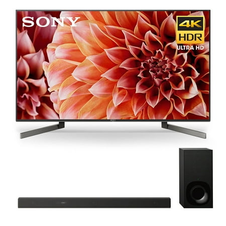 Sony XBR-75X900F 75" BRAVIA 4K Ultra HD HDR Smart TV and HT-Z9F 3.1-Channel Dolby Atmos Soundbar with Subwoofer