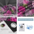thumbnail image 4 of Watercolor Floral Blackout Curtains for Bedroom/Living Room, Thermal Insulated Kitchen Curtains, Spring Purple Dandelion Lily Leaves Plants Grommet Darkening Window Treatment Drapes 52"x72"x2, 4 of 8