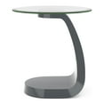 thumbnail image 4 of Furniture of America Maore Glass Top End Table, Gray, 4 of 6
