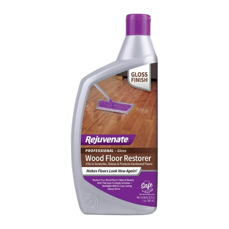 Rejuvenate Wood Floor Restorer, High Gloss Shine, 32 Ounces